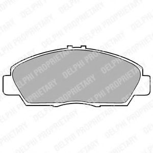 LP869 DELPHI Тормозные колодки LP869