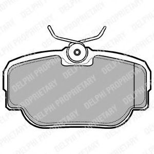 LP914 DELPHI Тормозные колодки LP914