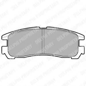 LP955 DELPHI Тормозные колодки LP955