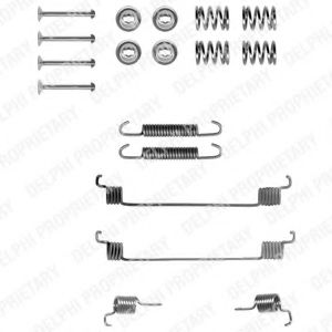 LY1061 DELPHI Рем.комплект тормозных колодок LY161