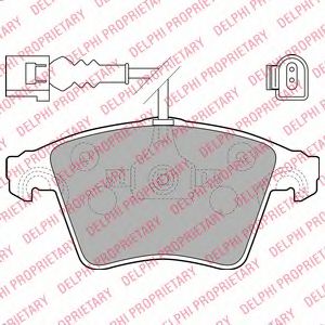 LP1914 DELPHI Тормозные колодки LP1914