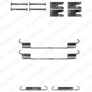 LY1310 DELPHI пружинки барабанных колодок