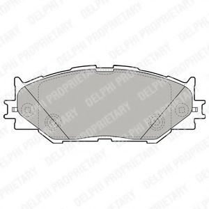 LP1977 DELPHI Колодки дисковые 