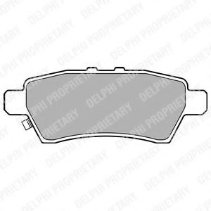 LP2016 DELPHI Тормозные колодки (GDB345, P566)