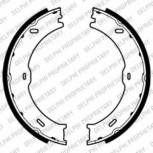LS2018 DELPHI Тормозные колодки LS218