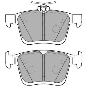 LP2490 DELPHI Колодки тормозные VAG A3/GOLF 7 12- задн.