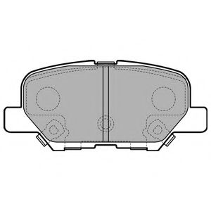 LP2501 DELPHI Колодки тормозные