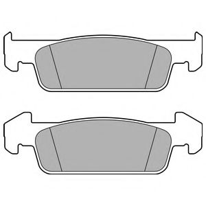 LP2663 DELPHI колодки передние renault logan ii, sandero ii lp2663