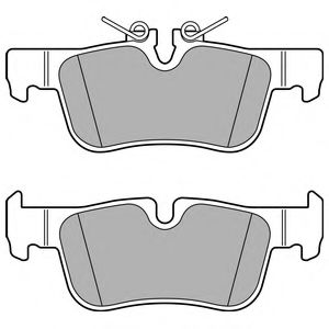 LP2719 DELPHI Колодки тормозные задние 123*47 мм 1 (F40) 2 Active Tourer (F45) X1 (F48) X2 (F39) LP2719 Delphi