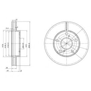 BG3177 DELPHI тормозной диск