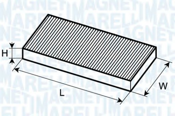 350203063880 MAGNETI MARELLI Фильтр, воздух во внутренном пространстве