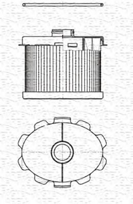 213908503000 MAGNETI MARELLI Топливный фильтр