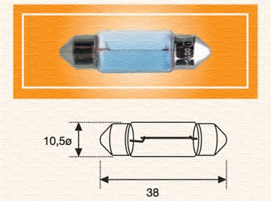 009462100000 MAGNETI MARELLI C1W 24 Лампа накаливания