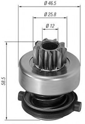 940113020138 MAGNETI MARELLI AMB138 Бендикс Audi 81A4A8