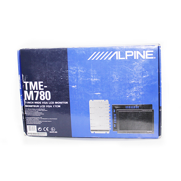 M780EM ALPINE Мониторы в подголовники 2 шт комплект 7-inch 17cм
