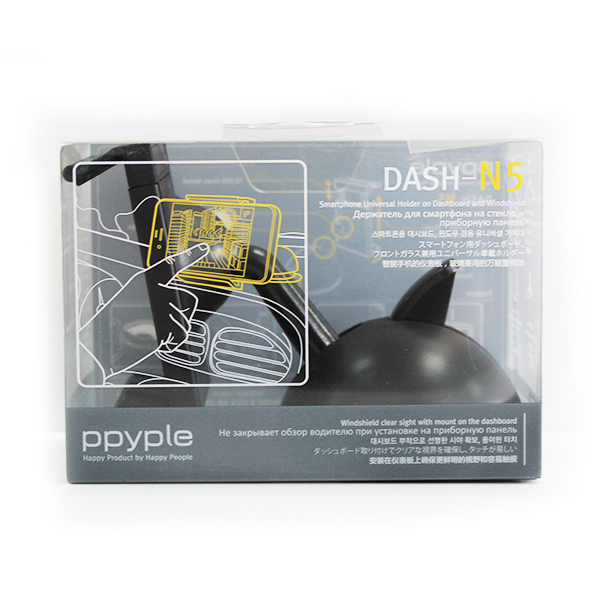 61824 PPYPLE Автомобильный держатель Ppyple Dash-N5 matt black